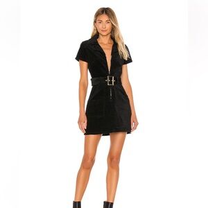 Show Me Your Mumu Outlaw Mini Dress in Black